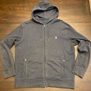 Ralph Lauren - Blue hoodie / Sz L - Condition 5/10